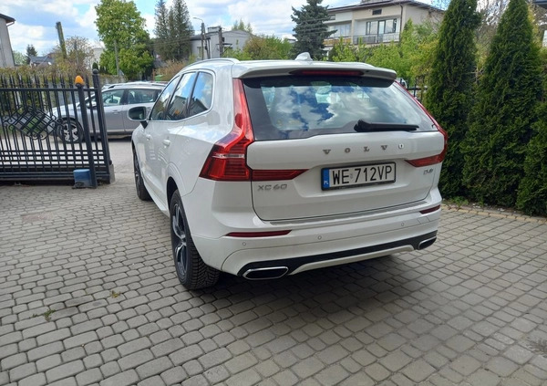 Volvo XC 60 cena 139900 przebieg: 98000, rok produkcji 2019 z Warszawa małe 781